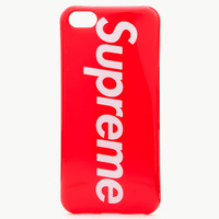 Силиконовый чехол для iPhone 5C Supreme / красный